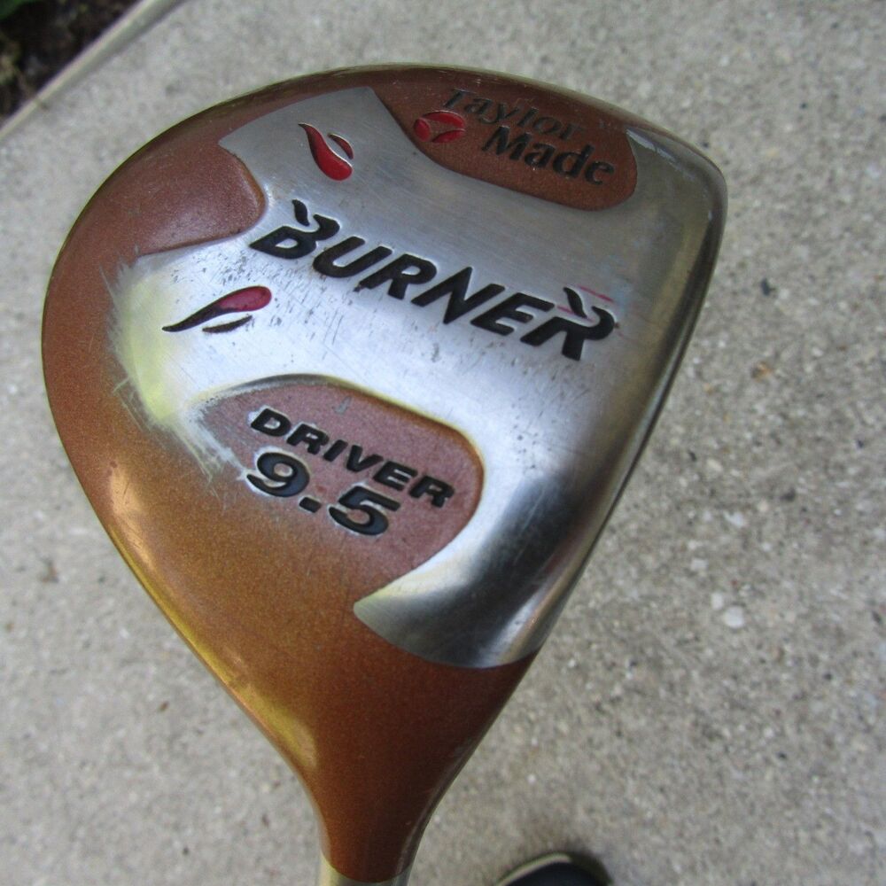 TaylorMade Burner 9.5 Degree S-90 Plus Bubble Shaft Golf Club Driver 45" Length